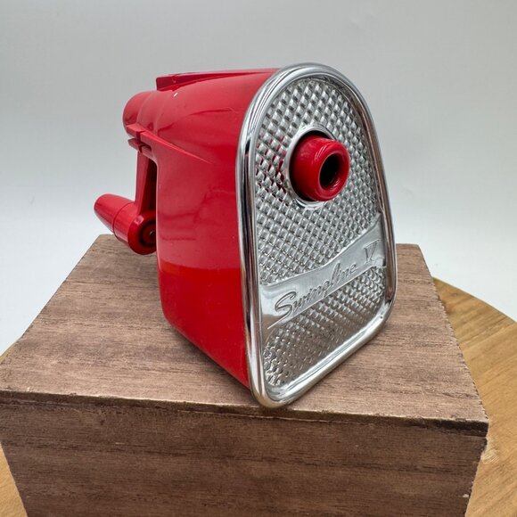Vintage Red Swingline V Wall or Desk Mount Pencil Sharpener office desk decor mo - Picture 1 of 13